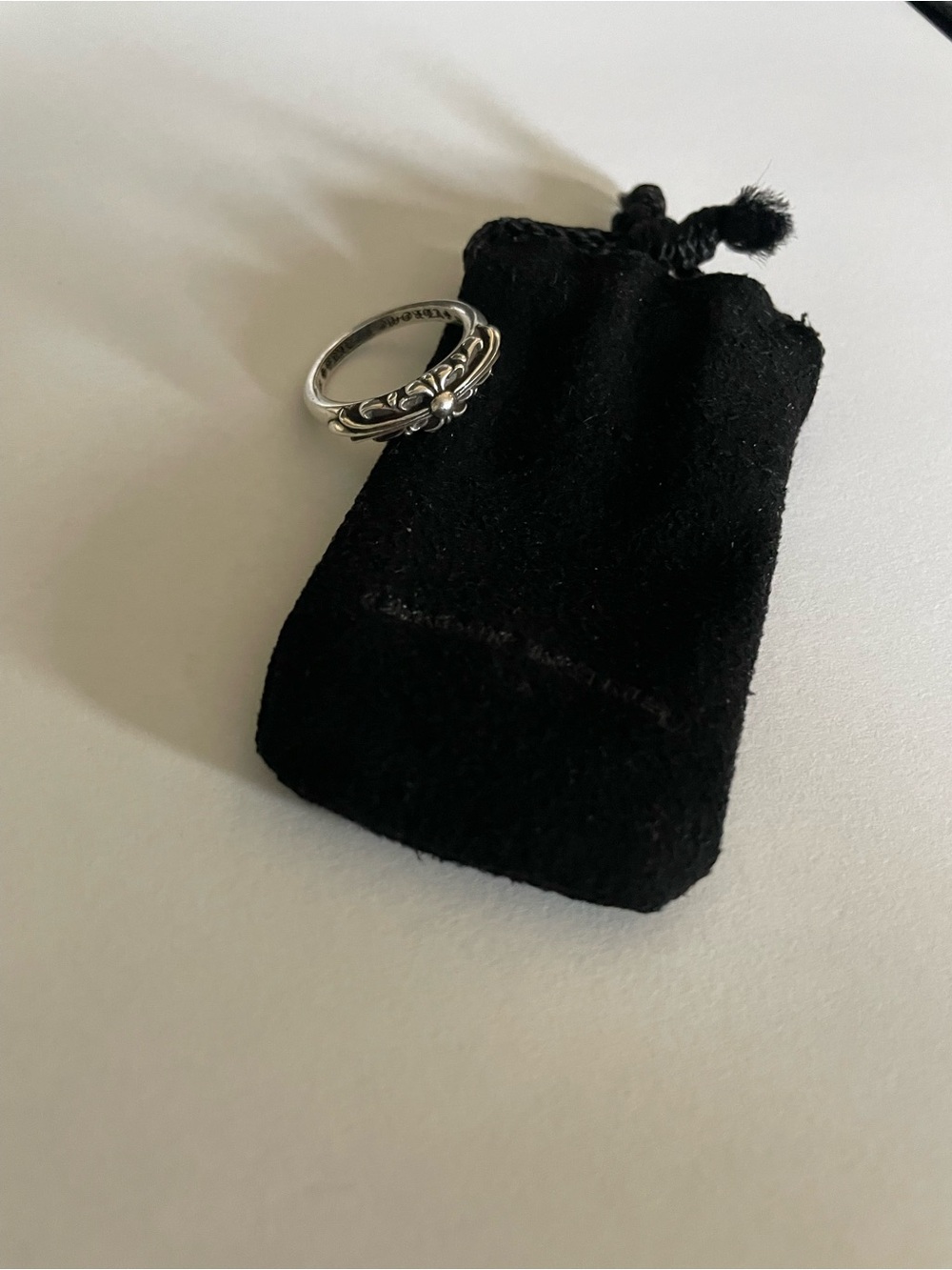 chrome hearts baby floral ring 2014